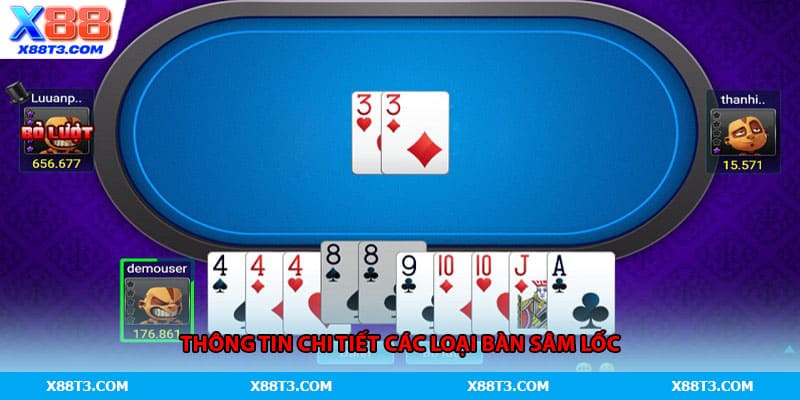 Thông tin chi tiết các loại bàn Sâm Lốc